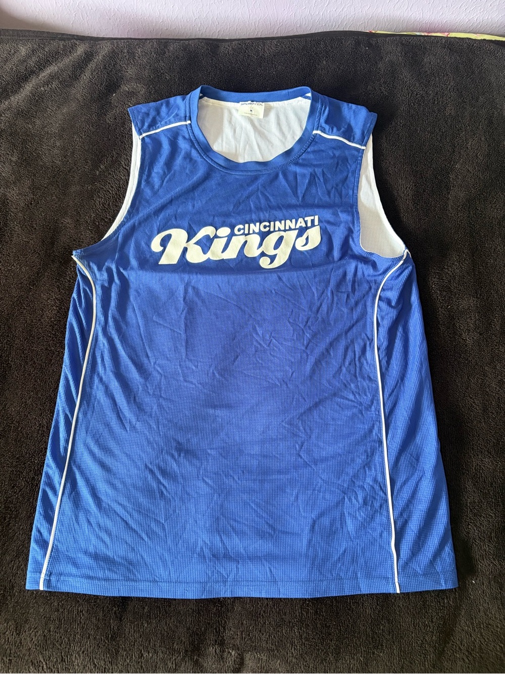 Cincinnati Kings x Sport-Tek #23 reversible blue white Jersey size men's medium